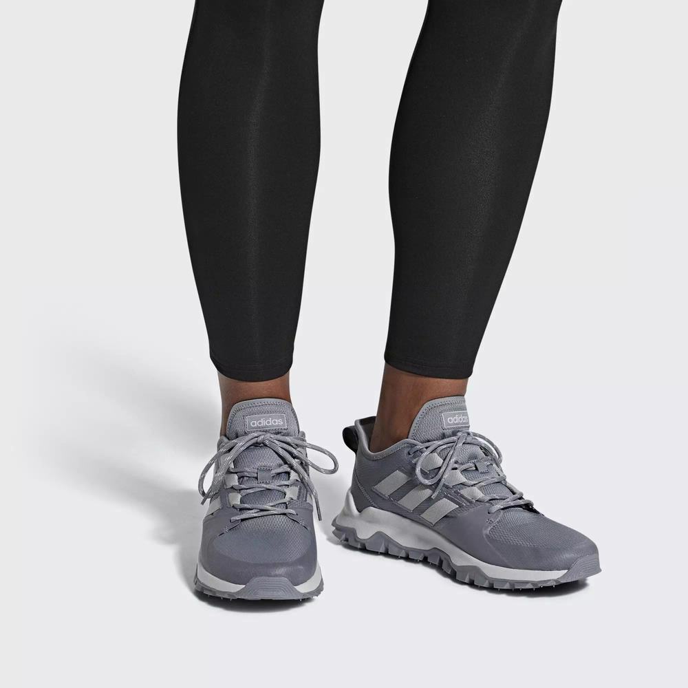 Adidas Kanadia Trail Tenis Para Correr Grises Para Hombre (MX-32874)